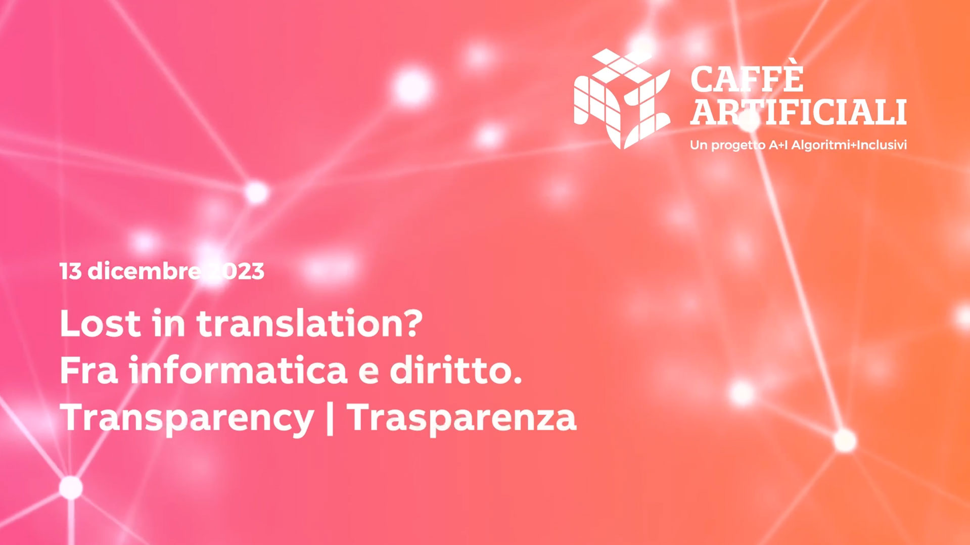 13 DICEMBRE 2023